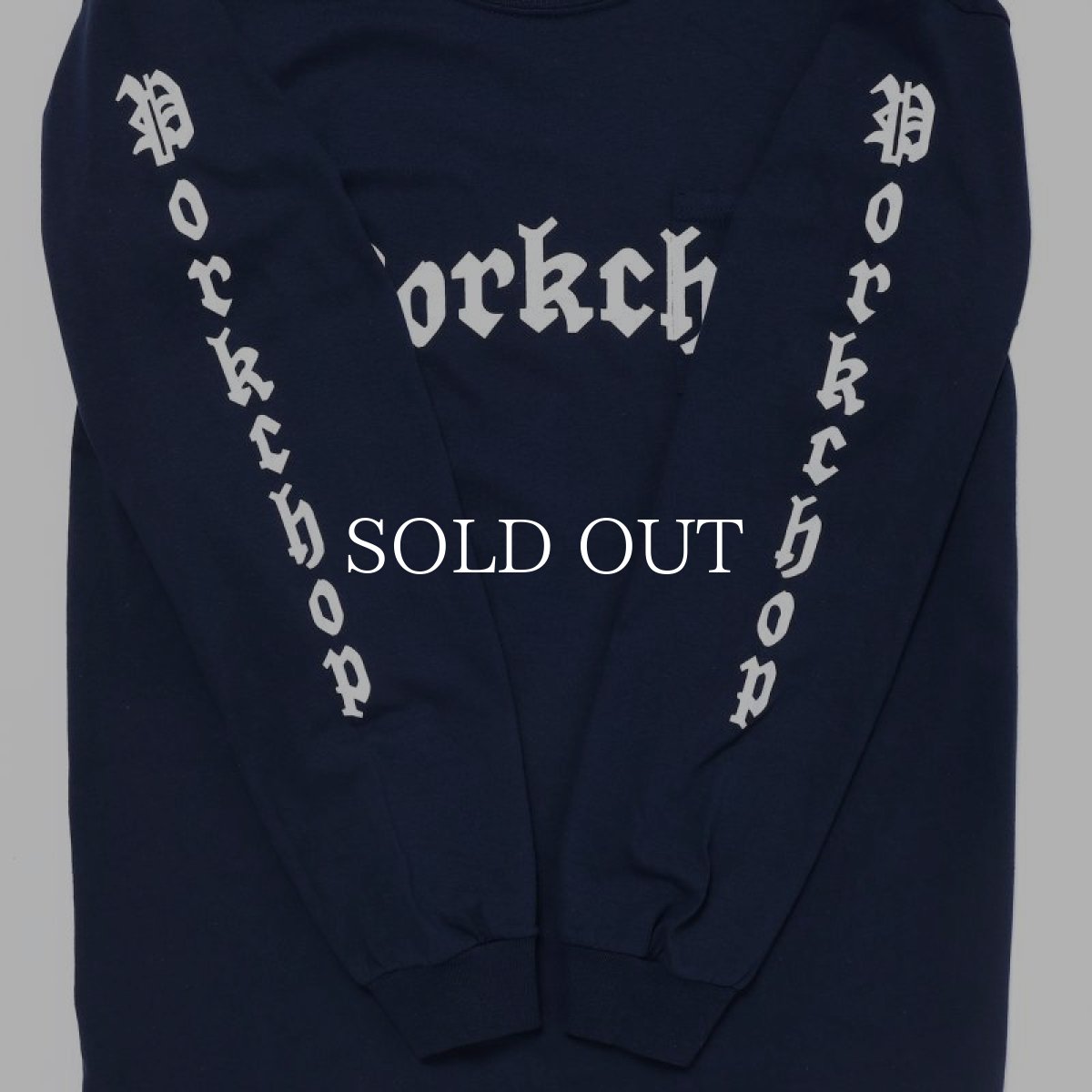 画像6: PORKCHOP GARAGE SUPPLY  O.E.POCKET L/S TEE (NAVY) (6)