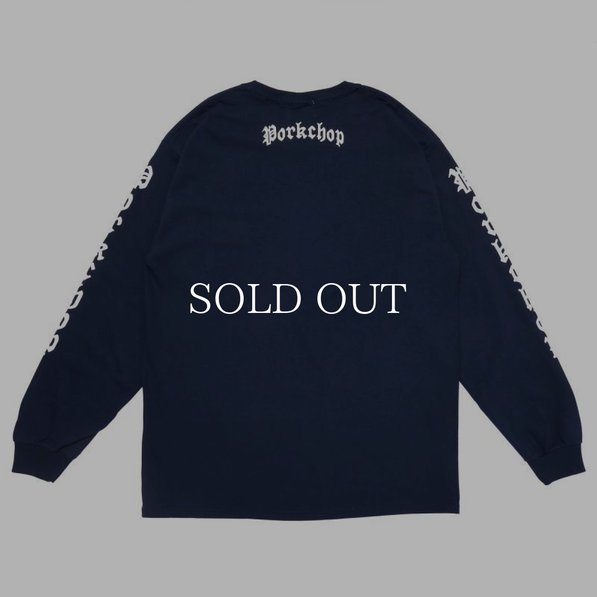 画像3: PORKCHOP GARAGE SUPPLY  O.E.POCKET L/S TEE (NAVY) (3)