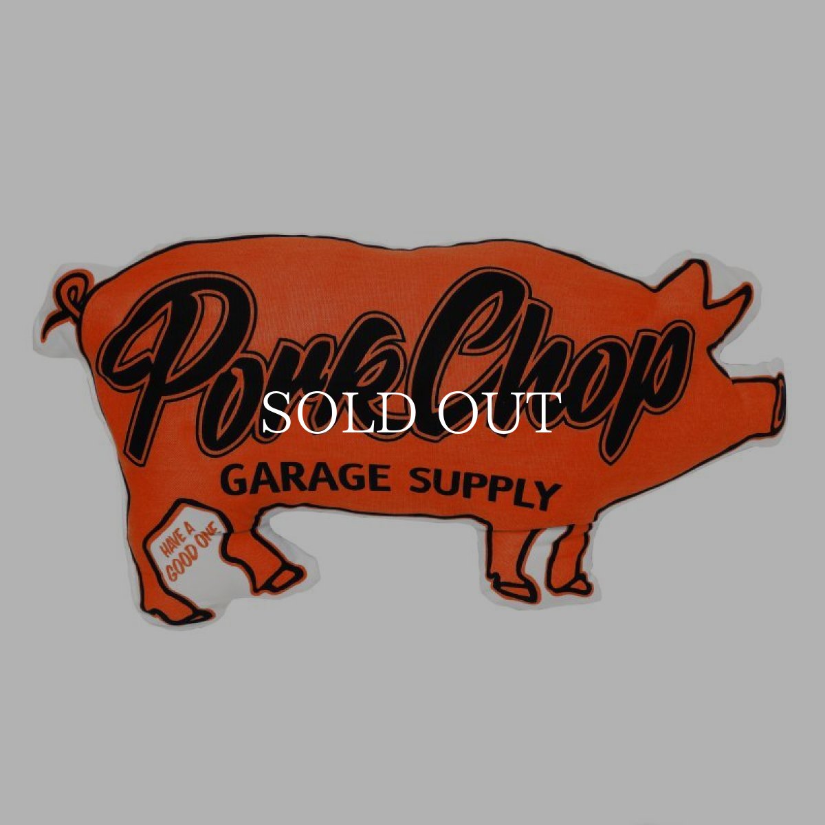 画像2: PORKCHOP GARAGE SUPPLY  PORK CUSHION (ORG×BLK) (2)