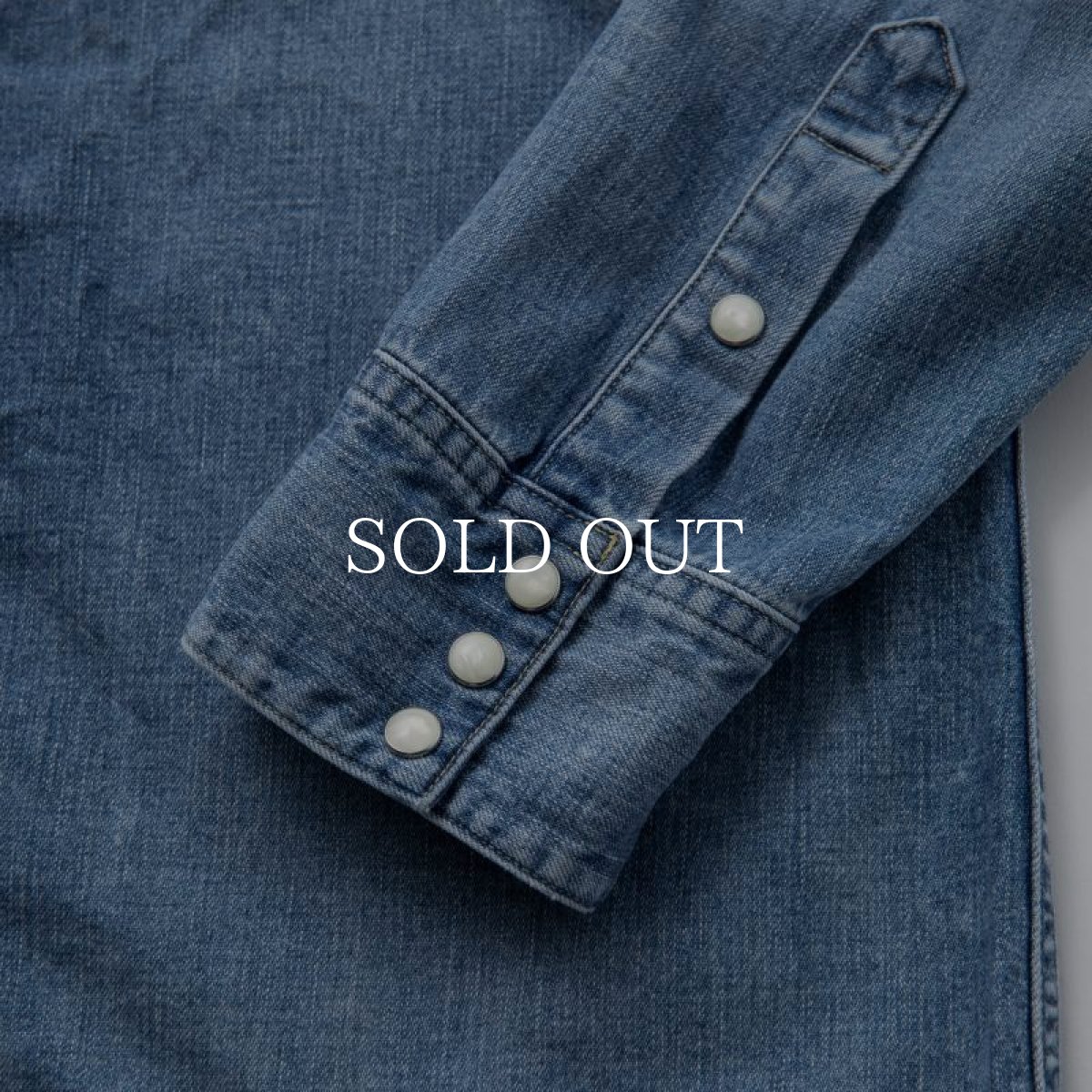 画像5: RATS  DENIM WESTERN SHIRT (INDIGO) (5)