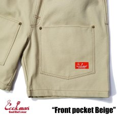 画像6: COOKMAN  Chef Pants Short Front pocket (Beige) (6)