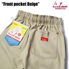 画像5: COOKMAN  Chef Pants Short Front pocket (Beige) (5)