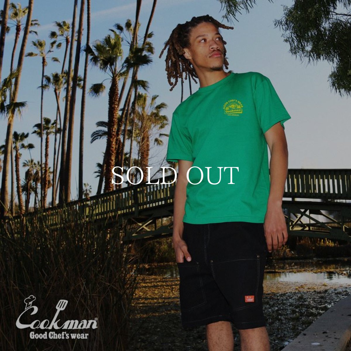 画像13: COOKMAN  Chef Pants Short Front pocket (Black) (13)