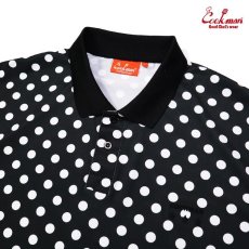 画像3: COOKMAN  ポロシャツ Polo Shirts Dots (Black) (3)