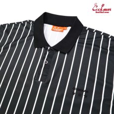 画像3: COOKMAN  ポロシャツ Polo Shirts Stripe (Black) (3)