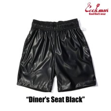 画像2: COOKMAN  Chef Pants Short Diner’s Seat (Black) (2)