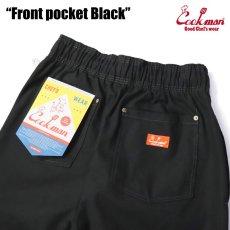 画像5: COOKMAN  Chef Pants Short Front pocket (Black) (5)