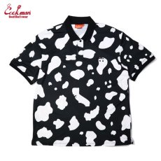 画像1: COOKMAN  ポロシャツ Polo Shirts Cow (Black) (1)