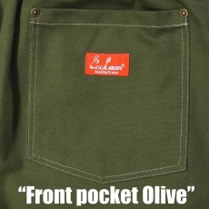 画像7: COOKMAN  Chef Pants Short Front pocket (Olive) (7)