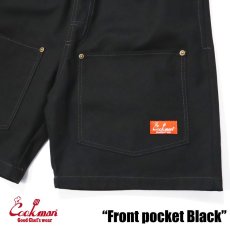 画像7: COOKMAN  Chef Pants Short Front pocket (Black) (7)