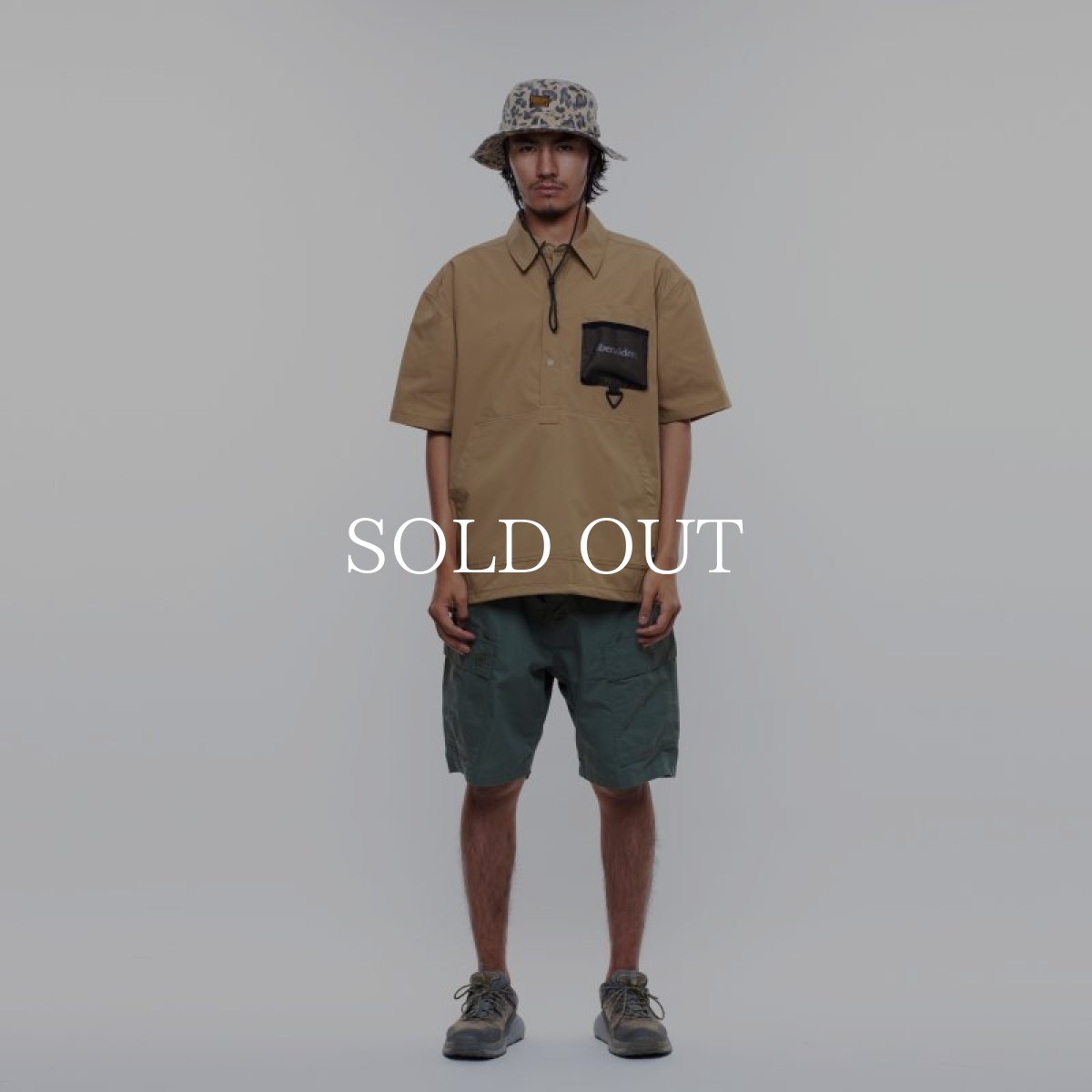 画像7: Liberaiders  4WAY STRETCH HALF SHIRT (BEIGE) (7)