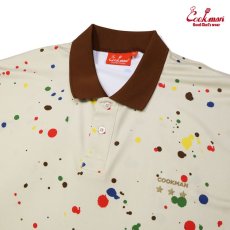 画像3: COOKMAN  ポロシャツ Polo Shirts Sauce Splash (Beige) (3)