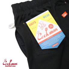 画像8: COOKMAN  Chef Pants Short Front pocket (Black) (8)