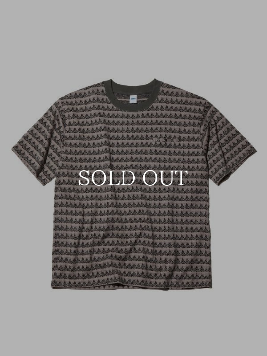 画像1: RADIALL  FLAMES-CREW NECK T-SHIRT S/S (Gray) (1)