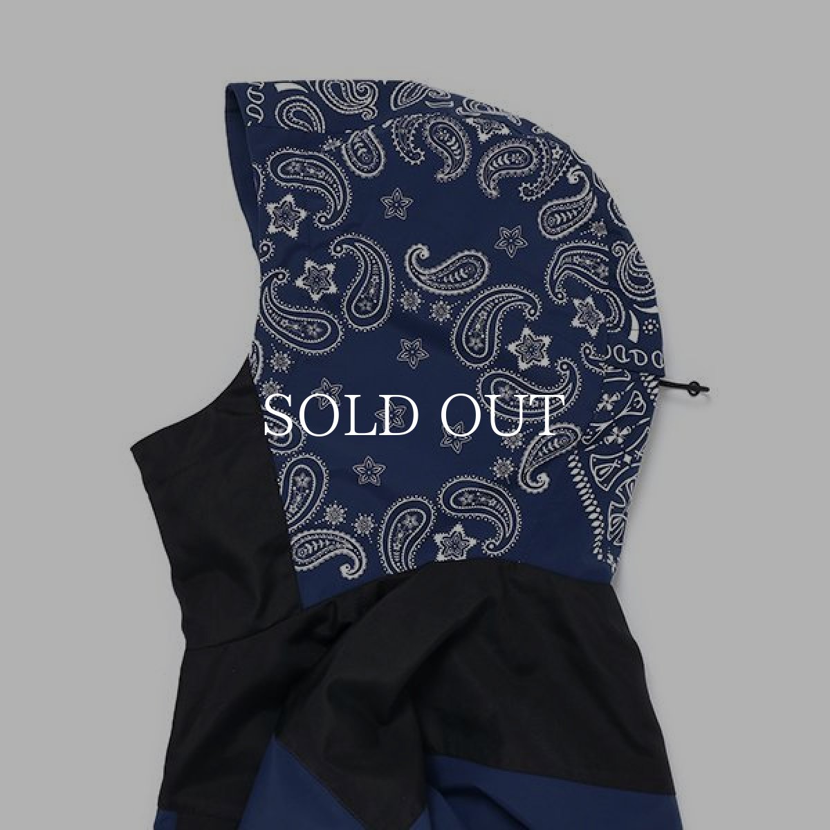 画像9: CHALLENGER  BANDANA HOODED JACKET (NAVY) (9)