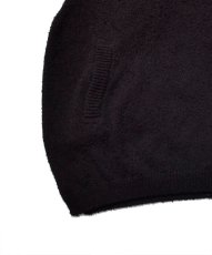 画像5: MINEDENIM  Snarl yarn Nosleeve Hoodie (BLK) (5)