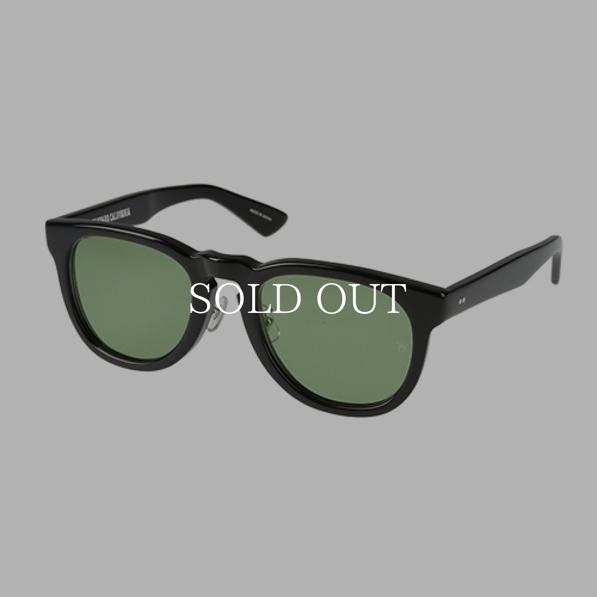 画像1: STANDARD CALIFORNIA  KANEKO OPTICAL × SD Sunglasses Type 7 (Black/Green) (1)