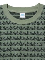 画像3: RADIALL  FLAMES-CREW NECK T-SHIRT S/S (Sage Green) (3)