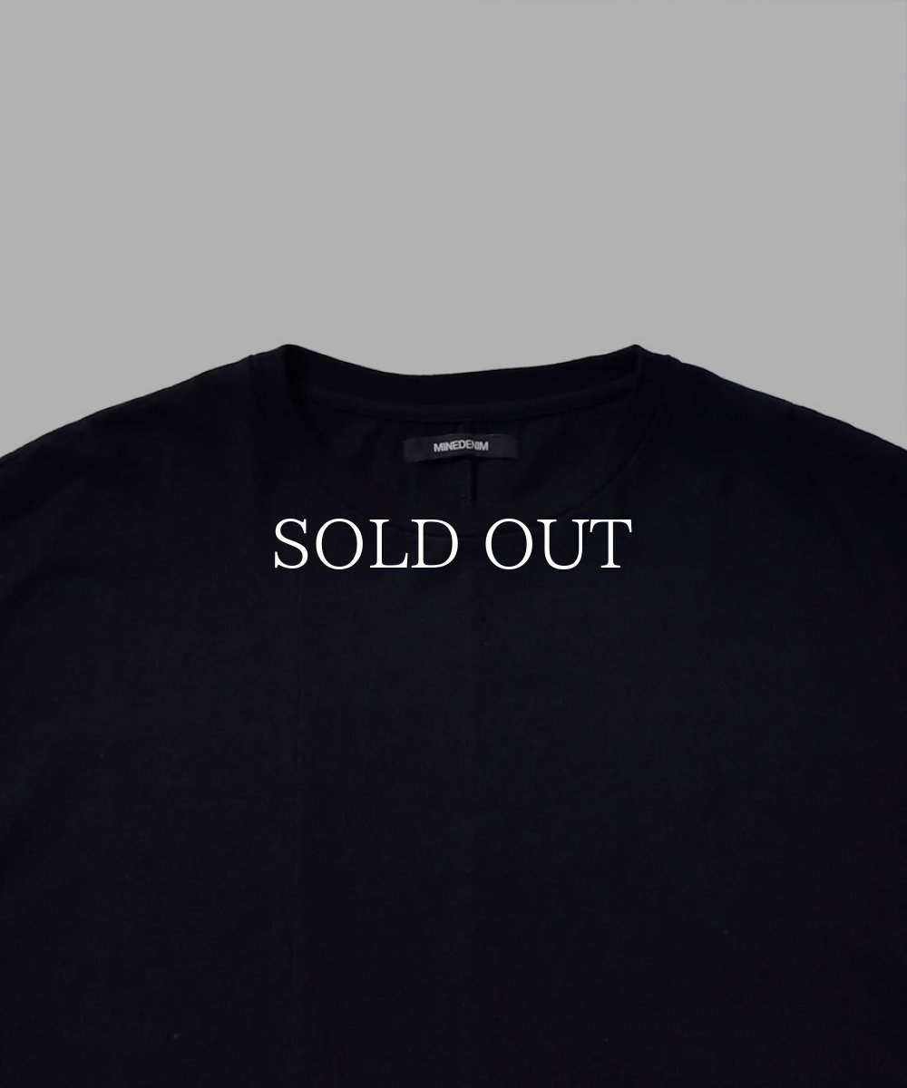 画像3: MINEDENIM  Big Nosleeve T-SH (BLK) (3)