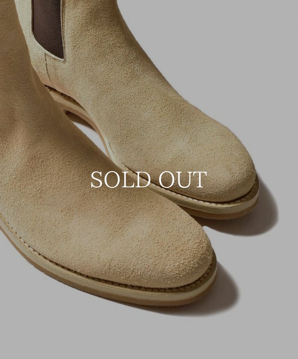 画像4: MINEDENIM  Suede Leather Side Gore Boots (BEI) (4)