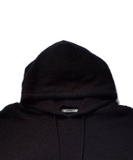 画像3: MINEDENIM  Snarl yarn Nosleeve Hoodie (BLK) (3)