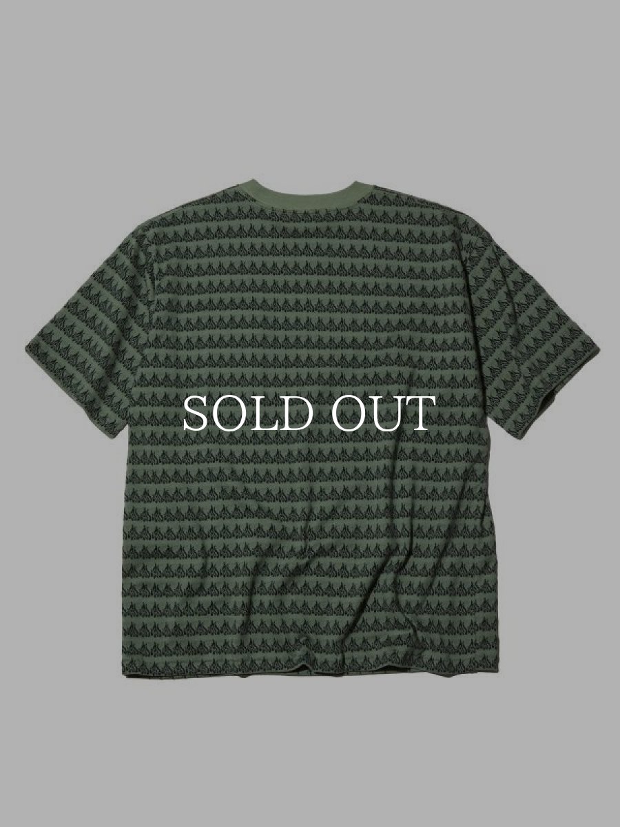 画像2: RADIALL  FLAMES-CREW NECK T-SHIRT S/S (Sage Green) (2)