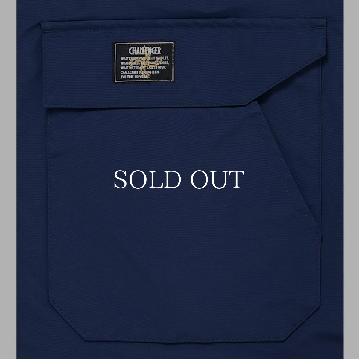 画像2: CHALLENGER  BANDANA HOODED JACKET (NAVY) (2)