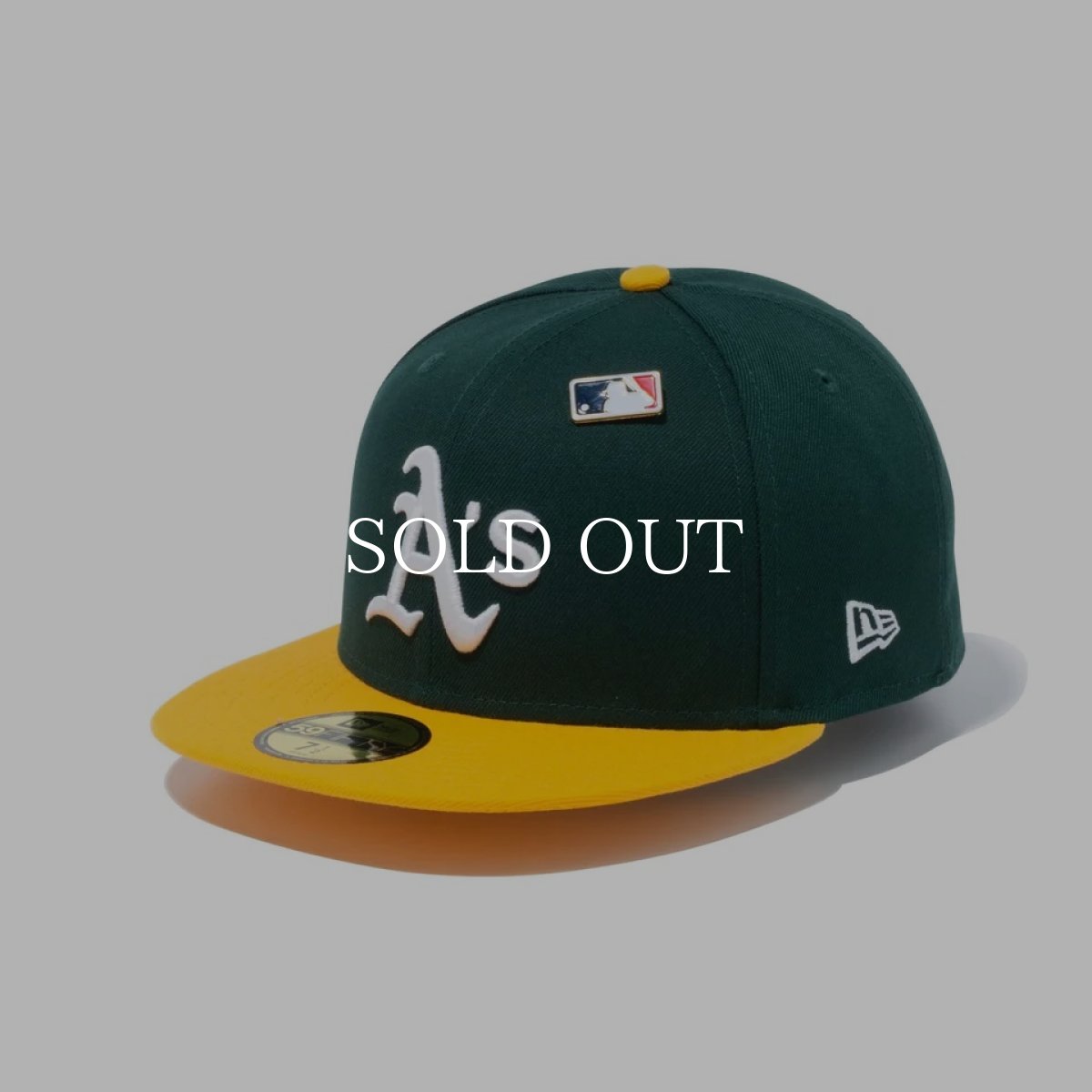 画像1: NEW ERA  59FIFTY MLB Pins オークランド・アスレチックス (ダークグリーン) (1)