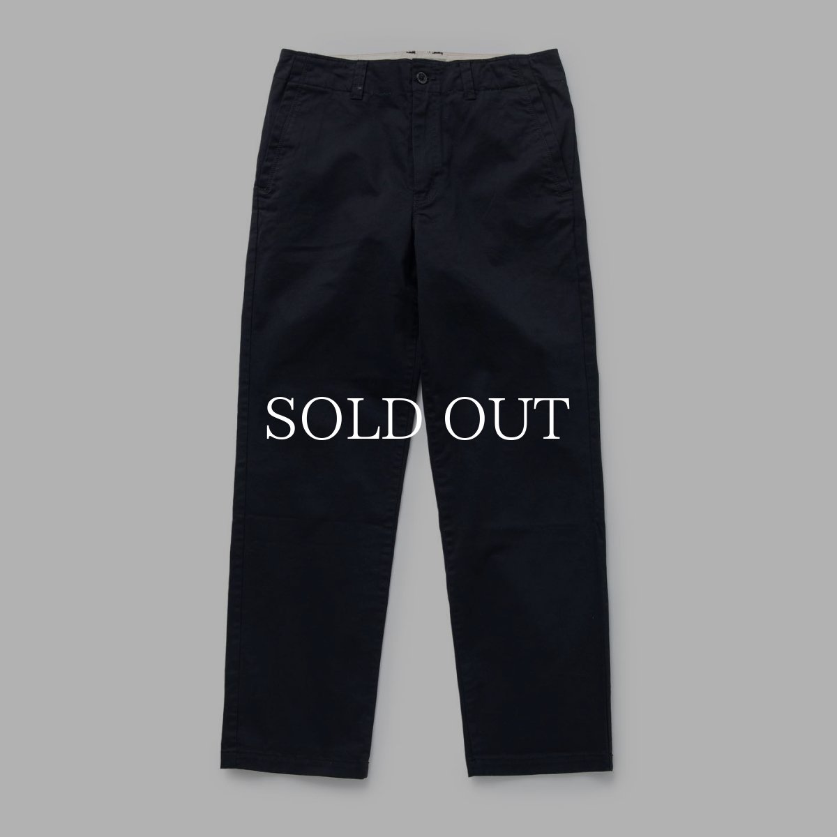 画像1: RATS  CHINO PANTS STRAIGHT SILHOUETTE (BLACK) (1)