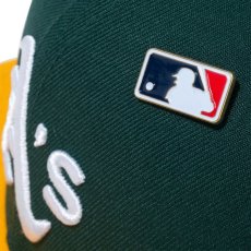 画像3: NEW ERA  59FIFTY MLB Pins オークランド・アスレチックス (ダークグリーン) (3)