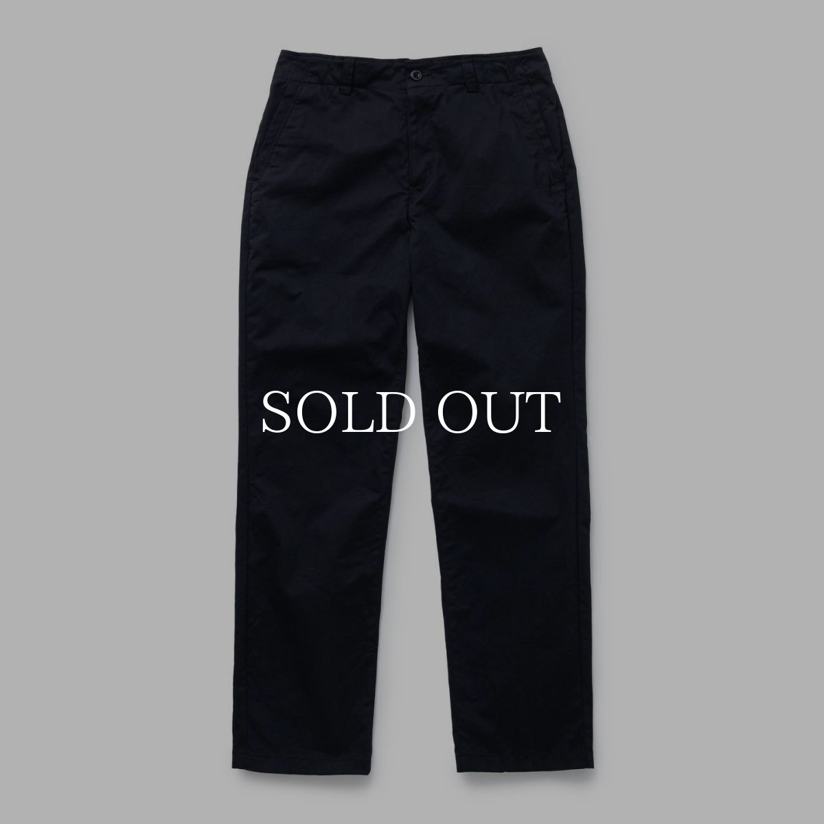 画像1: RATS  CHINO PANTS SLIM SILHOUETTE (BLACK) (1)