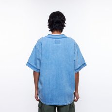 画像4: Liberaiders  DENIM BASEBALL SHIRT (INDIGO) (4)