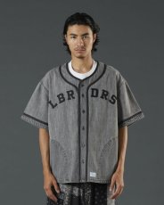 画像7: Liberaiders  DENIM BASEBALL SHIRT (BLACK) (7)