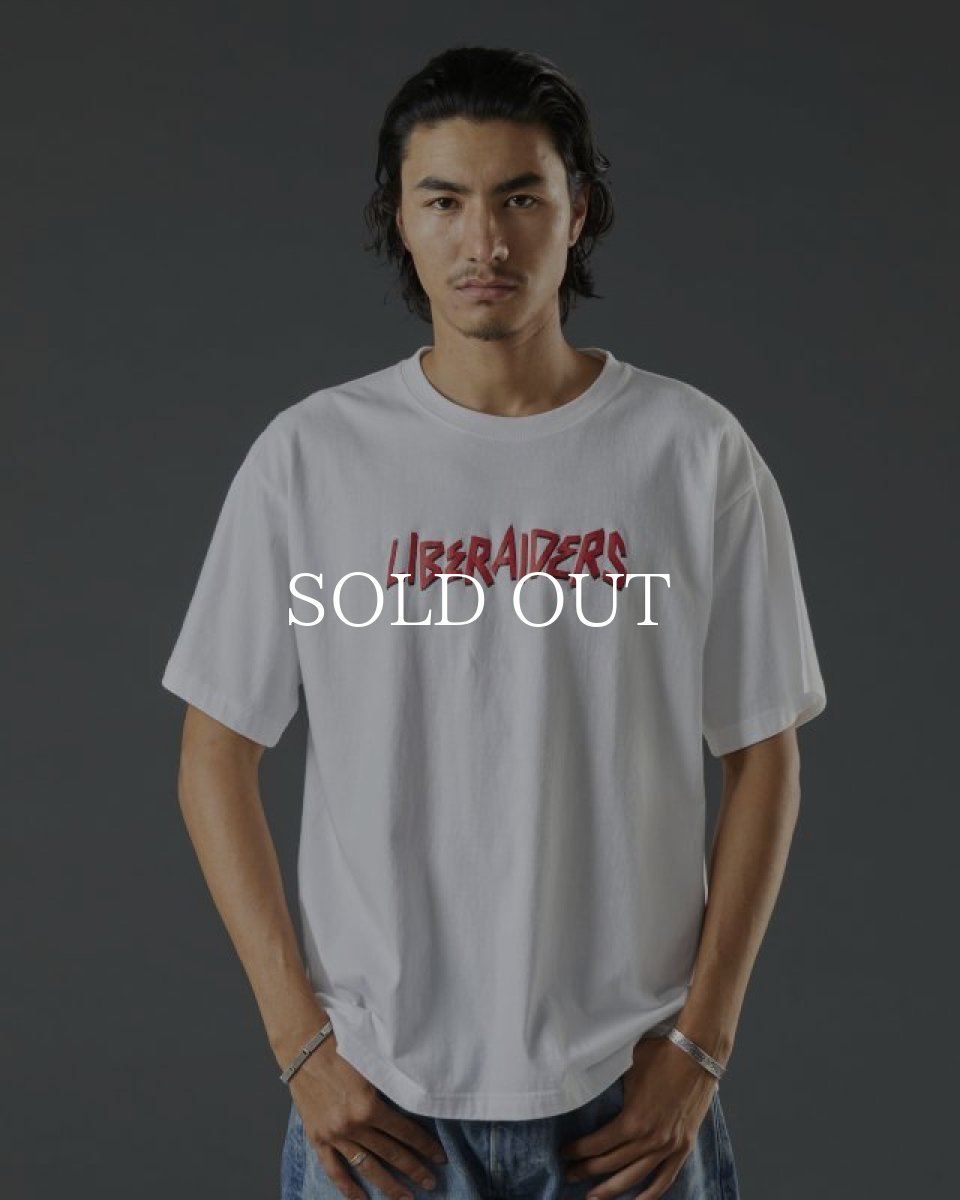 画像8: Liberaiders  METAL LOGO TEE (WHITE) (8)