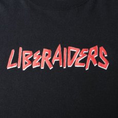 画像3: Liberaiders  METAL LOGO TEE (BLACK/RED) (3)