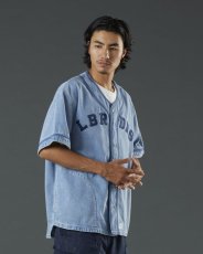 画像9: Liberaiders  DENIM BASEBALL SHIRT (INDIGO) (9)