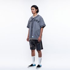 画像6: Liberaiders  DENIM BASEBALL SHIRT (BLACK) (6)