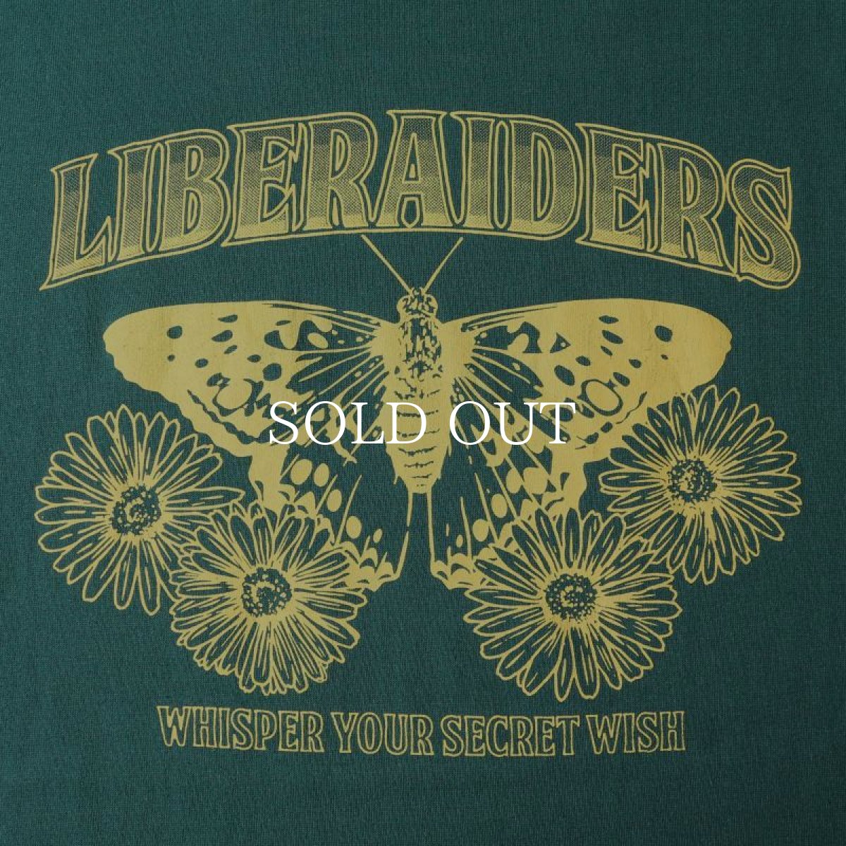 画像3: Liberaiders  LR BUTTERFLY TEE (GREEN) (3)
