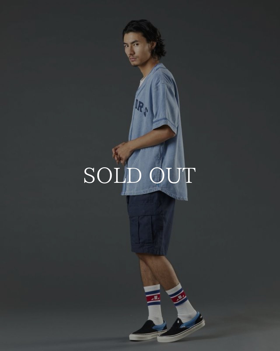画像11: Liberaiders  DENIM BASEBALL SHIRT (INDIGO) (11)