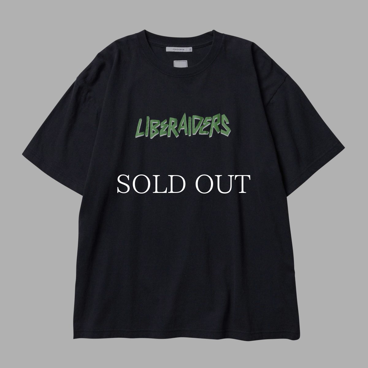 画像1: Liberaiders  METAL LOGO TEE (BLACK/GREEN) (1)