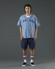 画像10: Liberaiders  DENIM BASEBALL SHIRT (INDIGO) (10)