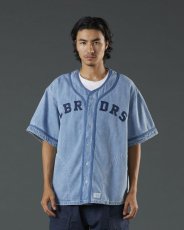 画像8: Liberaiders  DENIM BASEBALL SHIRT (INDIGO) (8)