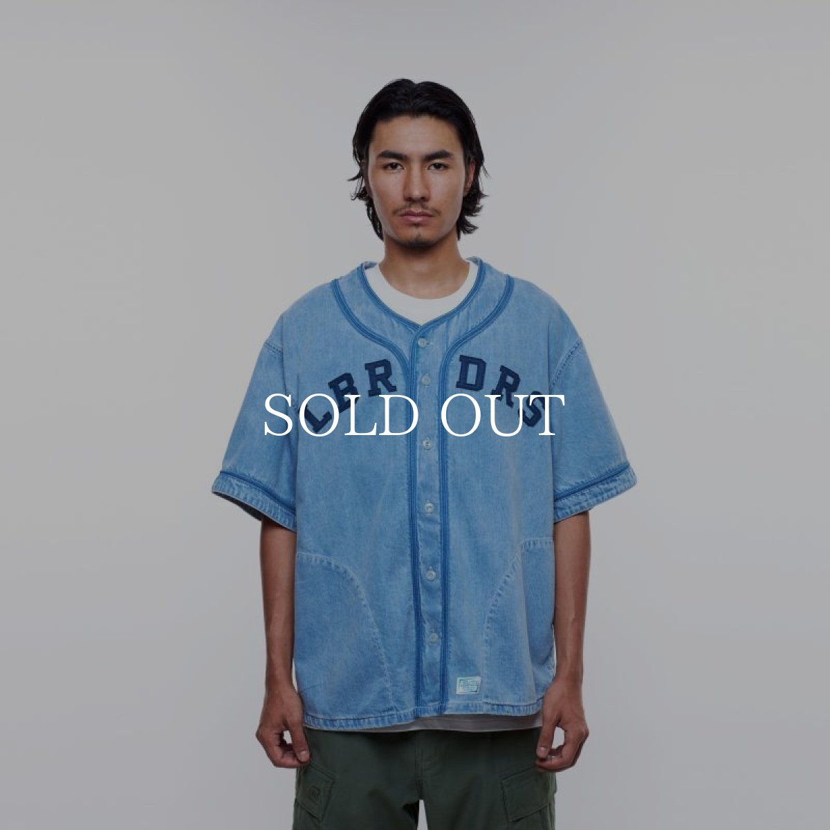 画像3: Liberaiders  DENIM BASEBALL SHIRT (INDIGO) (3)