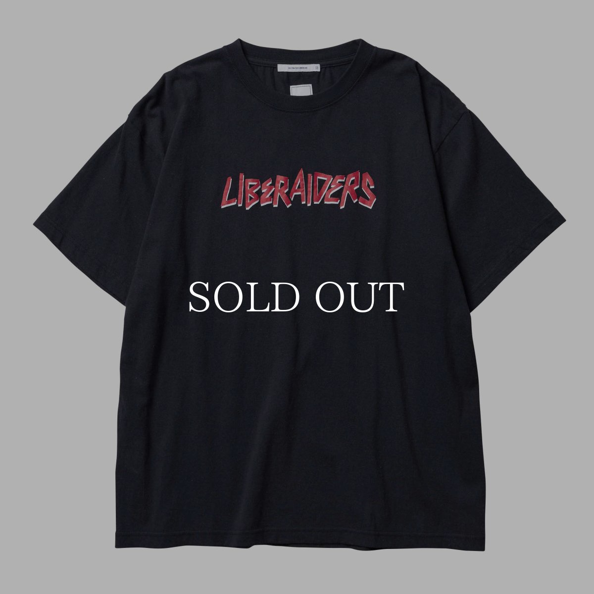 画像1: Liberaiders  METAL LOGO TEE (BLACK/RED) (1)