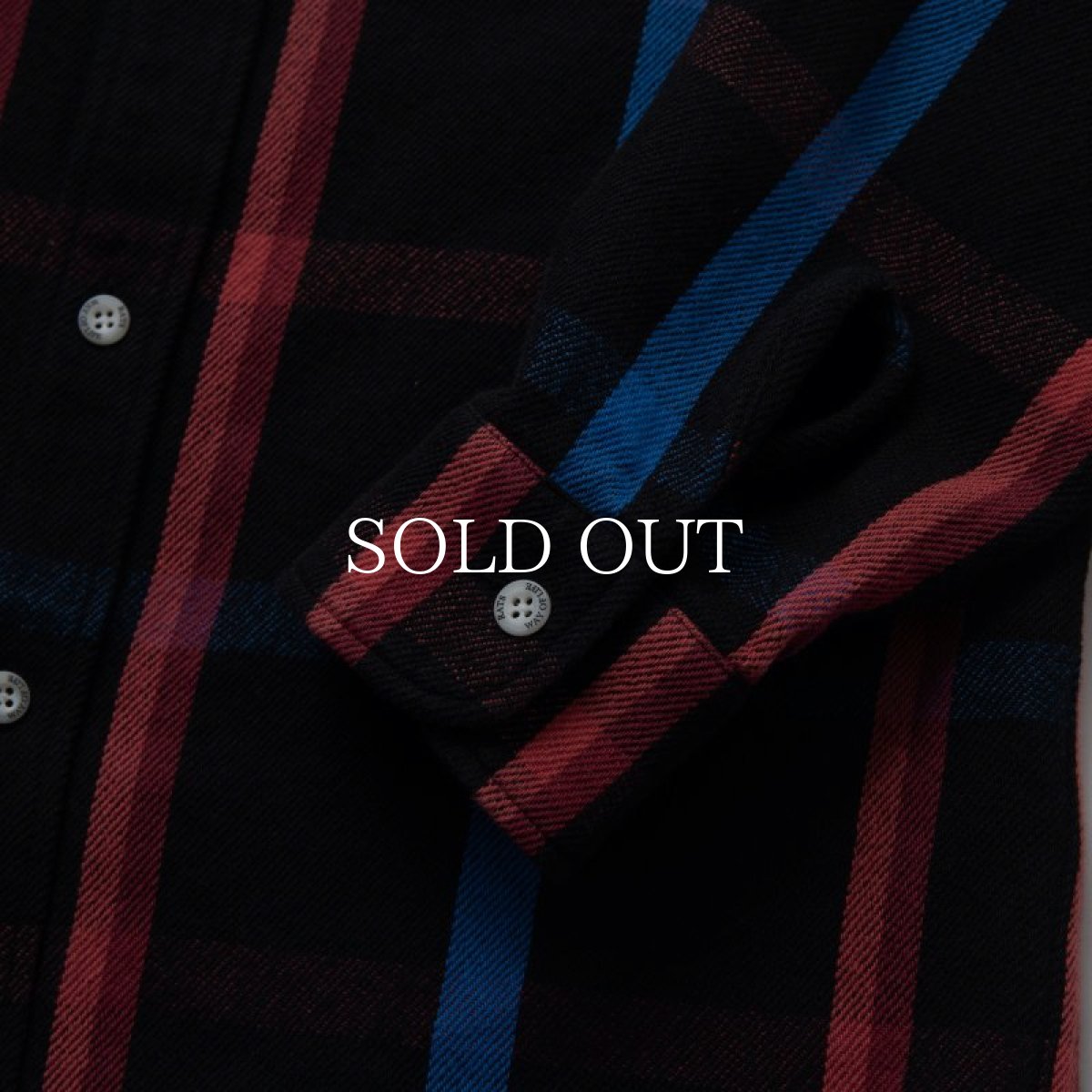 画像6: RATS  COTTON CHECK SHIRT (BLACK CHECK) (6)