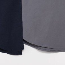 画像10: APPLEBUM  Switching Shirt (Navy/Gray) (10)