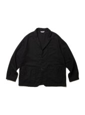 画像1: COOTIE   Garment Dyed Double Cloth Lapel Jacket (Black) (1)