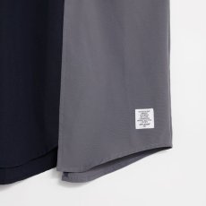 画像9: APPLEBUM  Switching Shirt (Navy/Gray) (9)