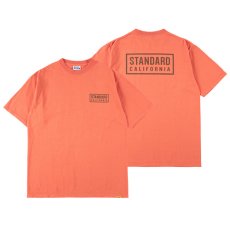 画像1: STANDARD CALIFORNIA  SD Heavyweight Box Logo T (Orange) (1)