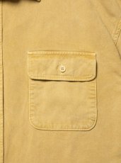 画像2: COOTIE   Pigment Dyed Hard Twisted Yarn CPO Jacket (Yellow) (2)